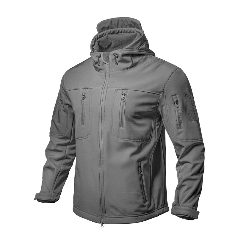 CHRLCK Men's Waterproof Winter Hiking Jacket & Softshell Pants Set | Windproof Fleece Outdoor Gear