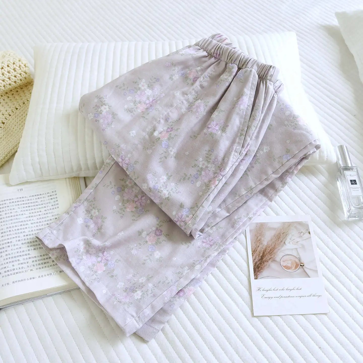 2025 Women's Cotton Sleep Pants | Spring & Autumn Multi-Color Printed Loose Home Bottoms | Large Size Pajamas