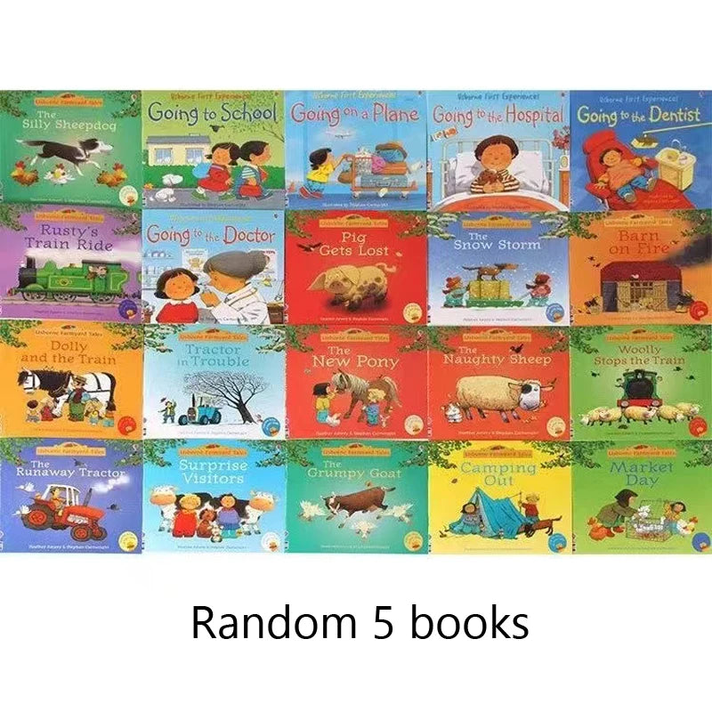 20-Book Usborne Picture Book Set – Famous English Stories for Children & Babies