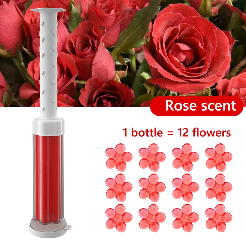 جل منظف المراحيض - مزيل للروائح، برائحة الزهور، تركيبة لا تترك أي أثر لحمامات منعشة وصحية