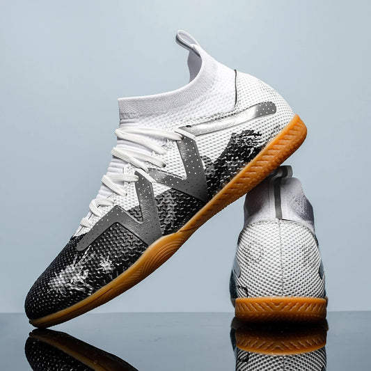 Professional Men's Indoor Football Shoes – Flat Bottom, Durable & Comfortable Non-Slip Soccer Training Shoes for Adults & Teenagers