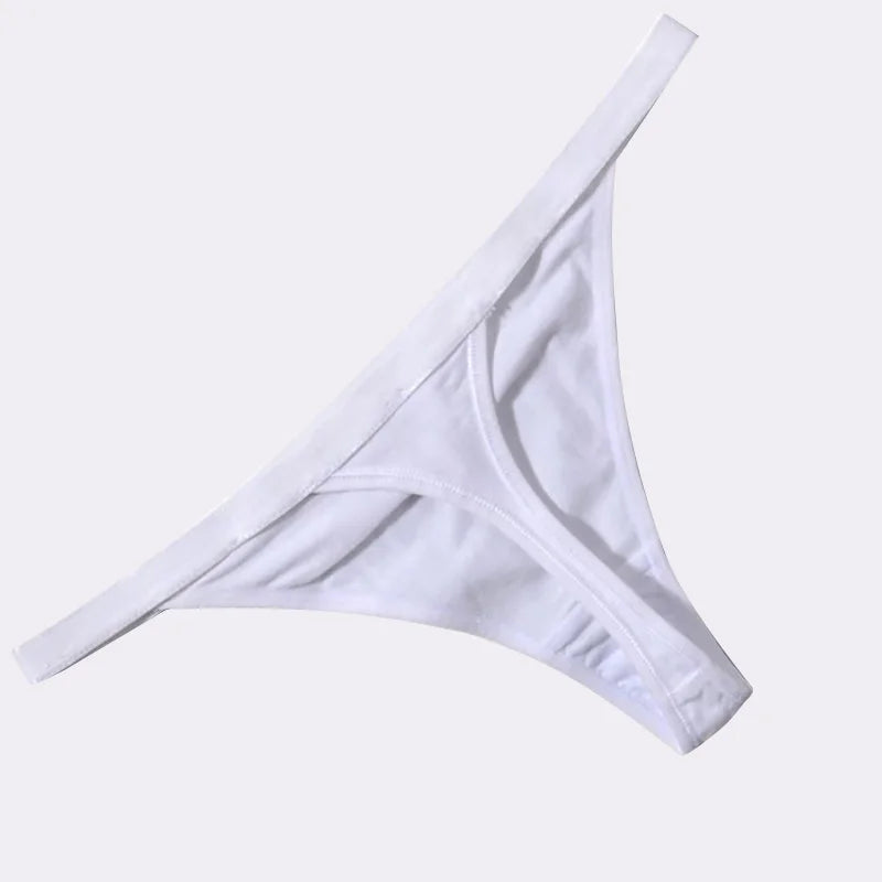 4PCS Women's Cotton Thong Underwear – Sexy, Comfortable, 22-34 Inch Waist | Europe & US Sizes