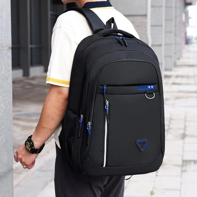 حقيبة ظهر عصرية كبيرة السعة للرجال والنساء - متعددة الاستخدامات، بسيطة، وصغيرة الحجم، مناسبة للسفر والعمل والمدرسة