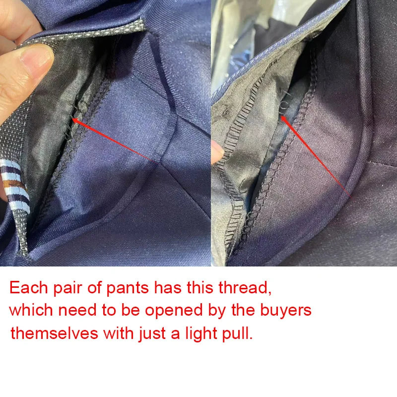 Elastische, gerade Anzughose für Herren – Business Casual, formelle Hose in Schwarz und Blau