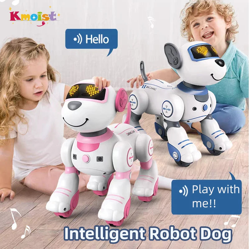 Ferngesteuertes Roboter-Hundespielzeug – Stunt-Walking, Tanzen, elektrisches Haustier mit intelligenter Berührung und Zaubertricks – Lustiges interaktives Spielzeug für Kinder