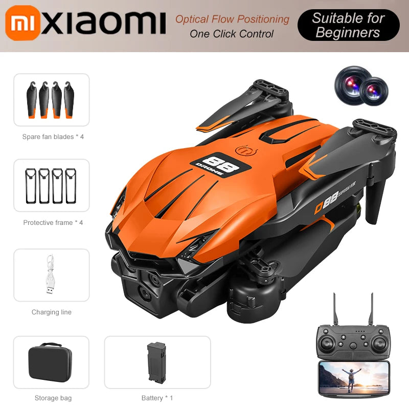 Xiaomi D88 8K Dual Camera GPS Drone | 5G WiFi VR FPV Aerial Photography Quadcopter with Brushless Motor & Intelligent Obstacle Avoidance