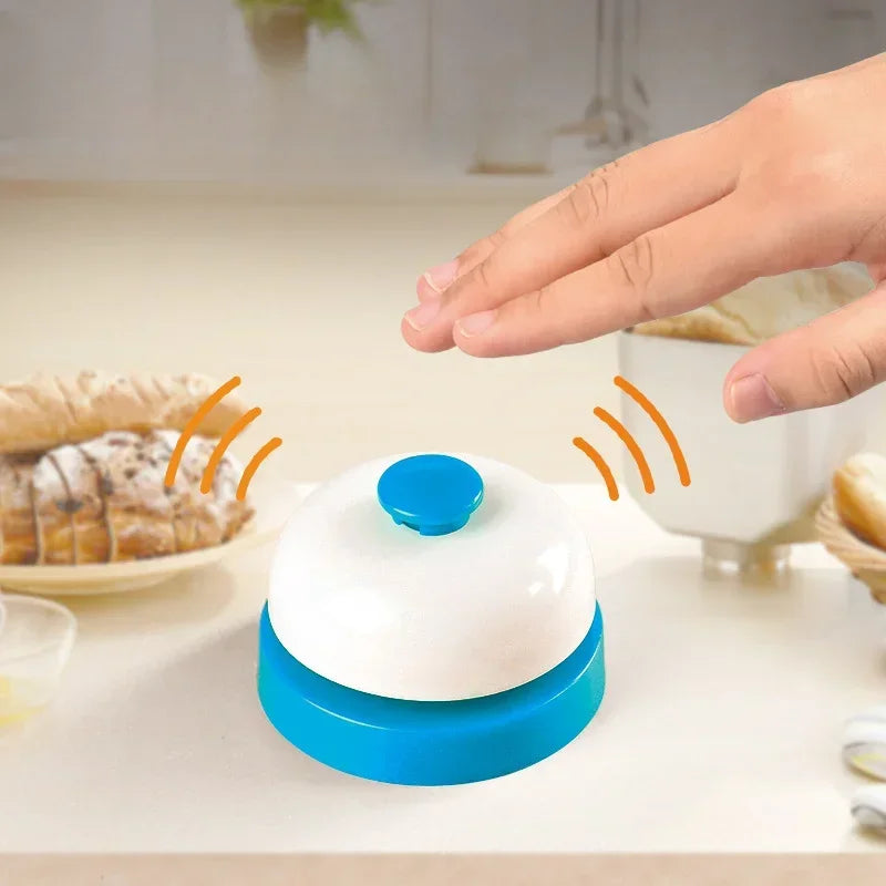 New Metal Hand Bell – Durable Hand-Press Service Bell for Table Games, Clapping Signals & Toy Accessories