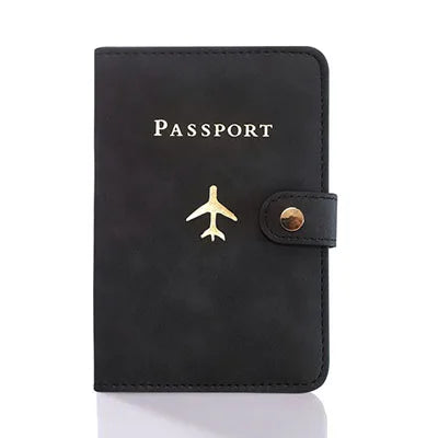 Leather Passport Holder – Waterproof Travel Wallet for Men & Women