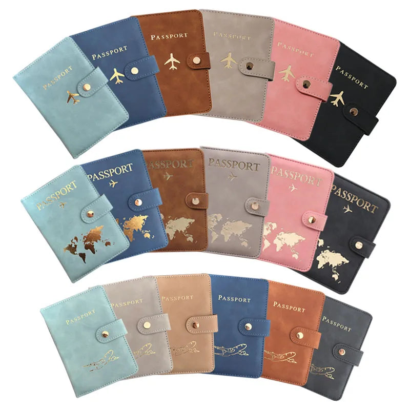 Travel Passport Holder & Card Wallet – Essential Organizer for Men & Women