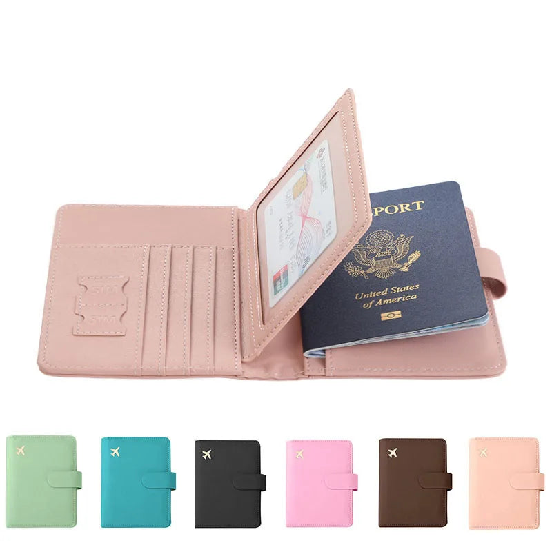 Leather Passport Holder – Waterproof Travel Wallet for Men & Women