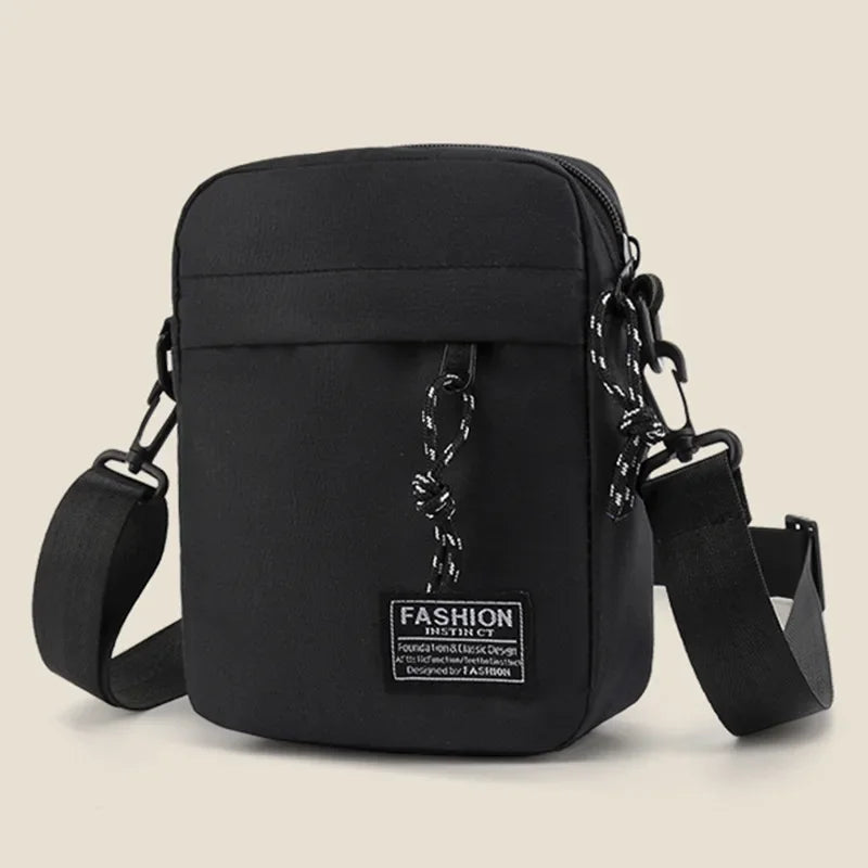 Small Square Cross body Bag – Oxford Cloth Satchel for Men & Women