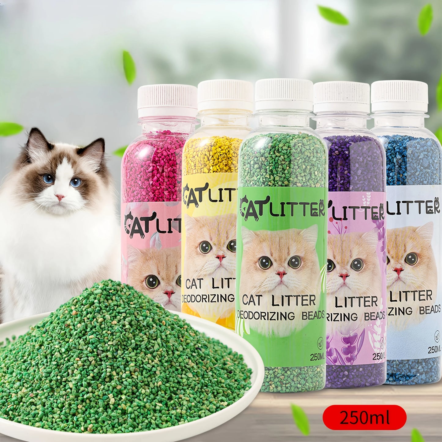 Cat Litter Deodorizing Beads – Long-Lasting Odor Removal for a Fresh & Comfortable Home