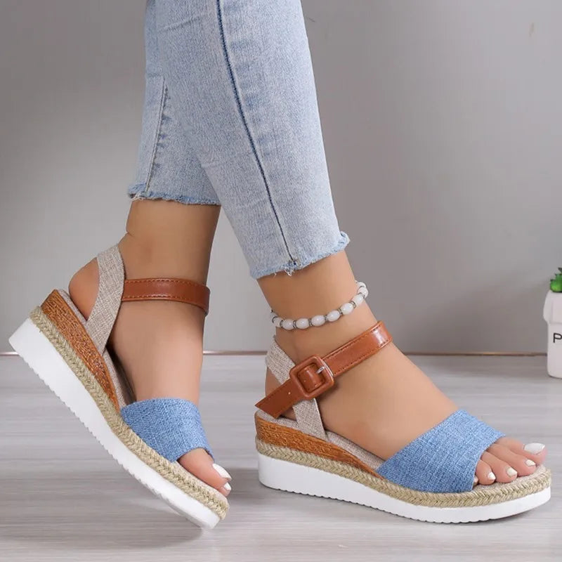 Summer Women’s Sandals – Elegant Wedge Shoes for Parties, Casual & Outdoor Wear