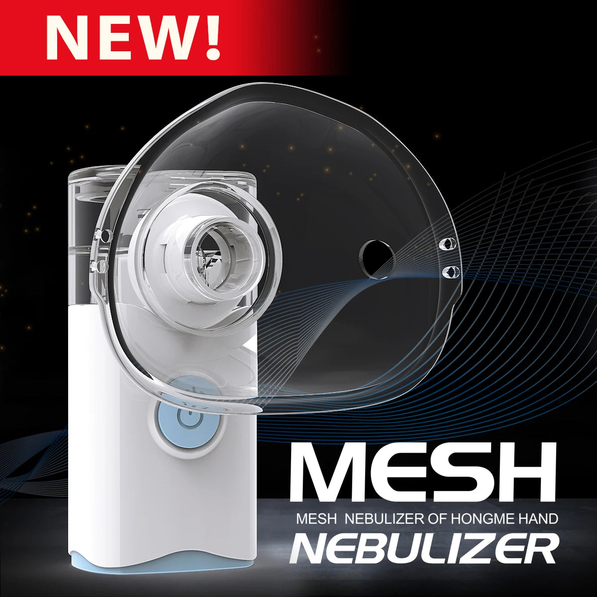 جهاز استنشاق البخار الطبي المحمول KIUZOU - جهاز استنشاق بخار صغير صامت للبالغين والأطفال، لتخفيف الربو ومشاكل الجهاز التنفسي