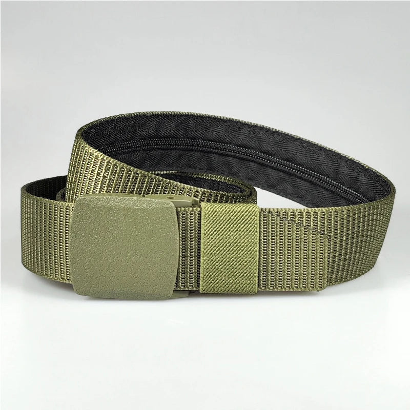 Men’s Anti-Theft Travel Belt – Secret Money Pocket, 125cm, 3 Colors