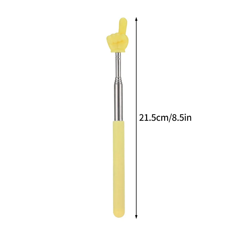 Lesestock aus Edelstahl – Lesehilfe für Schüler, Zeigestock für Whiteboards, Handliches Unterrichtswerkzeug