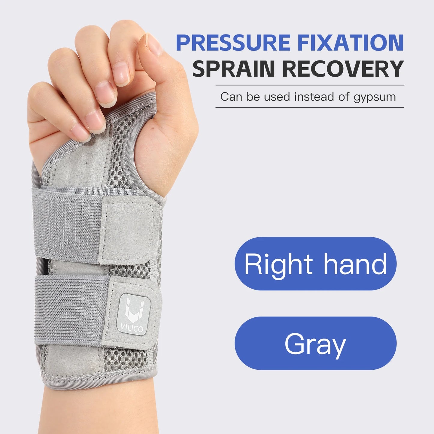 Adjustable Wrist Guard | 1/2 Finger Dual-Strap Support for Joint Pain & Thumb Protection – Thin Tendon Sheath Design