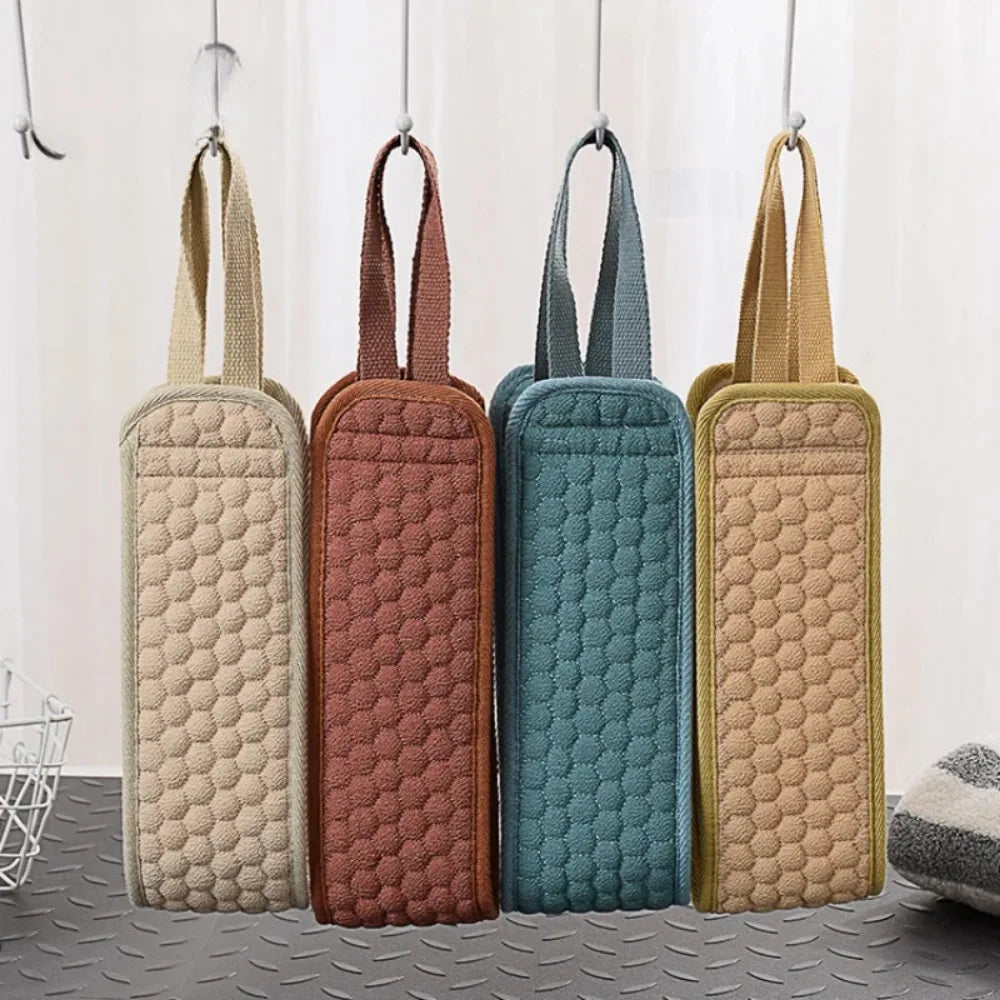 حزام تقشير الظهر للاستحمام - مجموعة منشفة استحمام للتنظيف العميق وقفاز ومنشفة لتقشير الجسم بالكامل