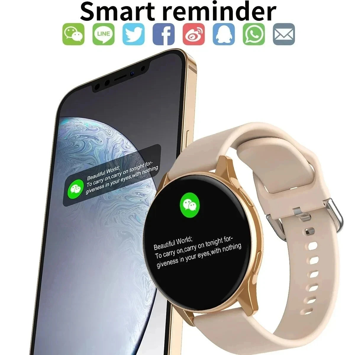 LIGE 2025 Smart Watch – Wireless Charging, Bluetooth Calls, Fitness Tracker