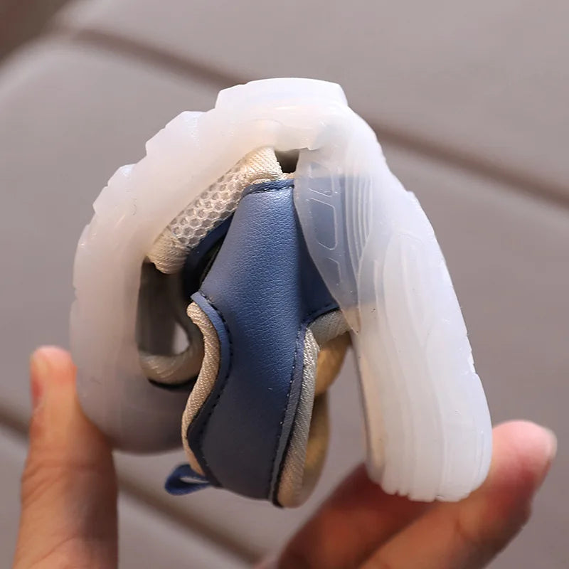 Toddler LED Light Up Summer Shoes – Soft Bottom Sandals with Cartoon Design for Boys & Girls