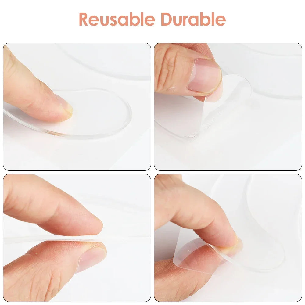 5Pcs Reusable Silicone Anti-Wrinkle Patches – Face, Forehead, Neck & Eye Lifting Care Stickers