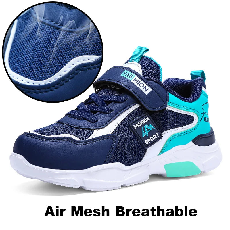 Kids' Breathable Sneakers | Mesh Sports Shoes for Boys & Girls School Running