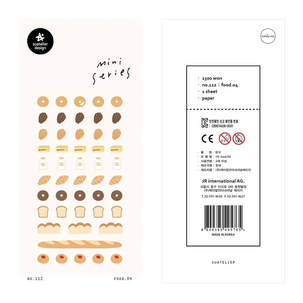 ملصقات يومية كورية كاواي من سواتيلييه - مجموعة ديكورات مكتبية أصلية للقصاصات اليدوية والمجلات