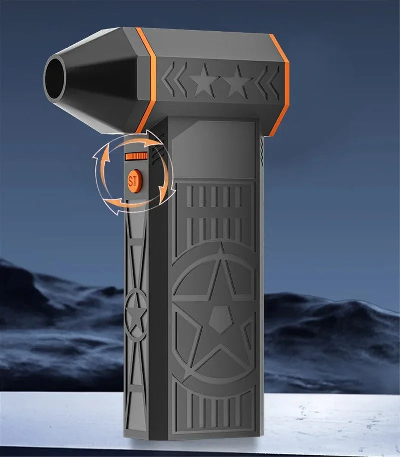 Fiizreal X50 Brushless Turbo Fan – 240W High-Speed Portable Camping Fan, 8000mAh Rechargeable, 57 m/s Typhoon Wind, USB-C Charging