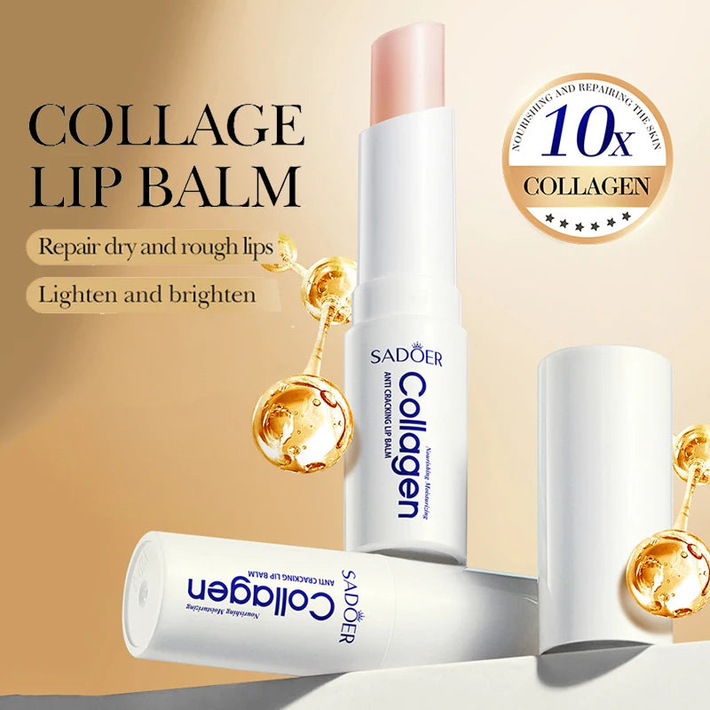 SADOER Collagen Lip Balm | Moisturizing, Repairing & Hydrating Lip Care