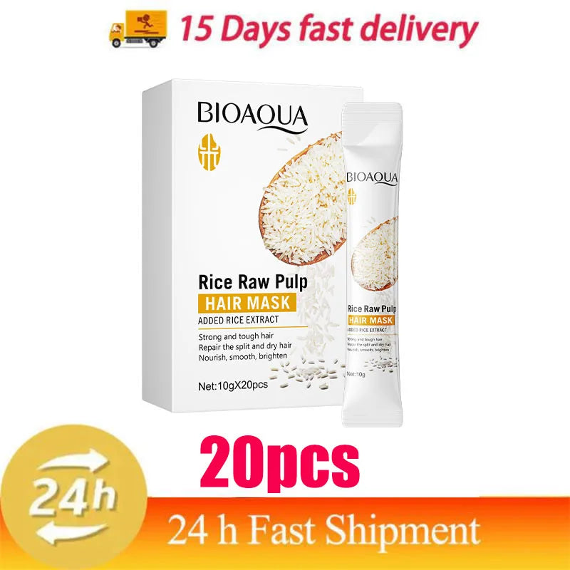 قناع طبيعي لإصلاح الشعر - قناع سحري احترافي للشعر الجاف والمتقصف والهش