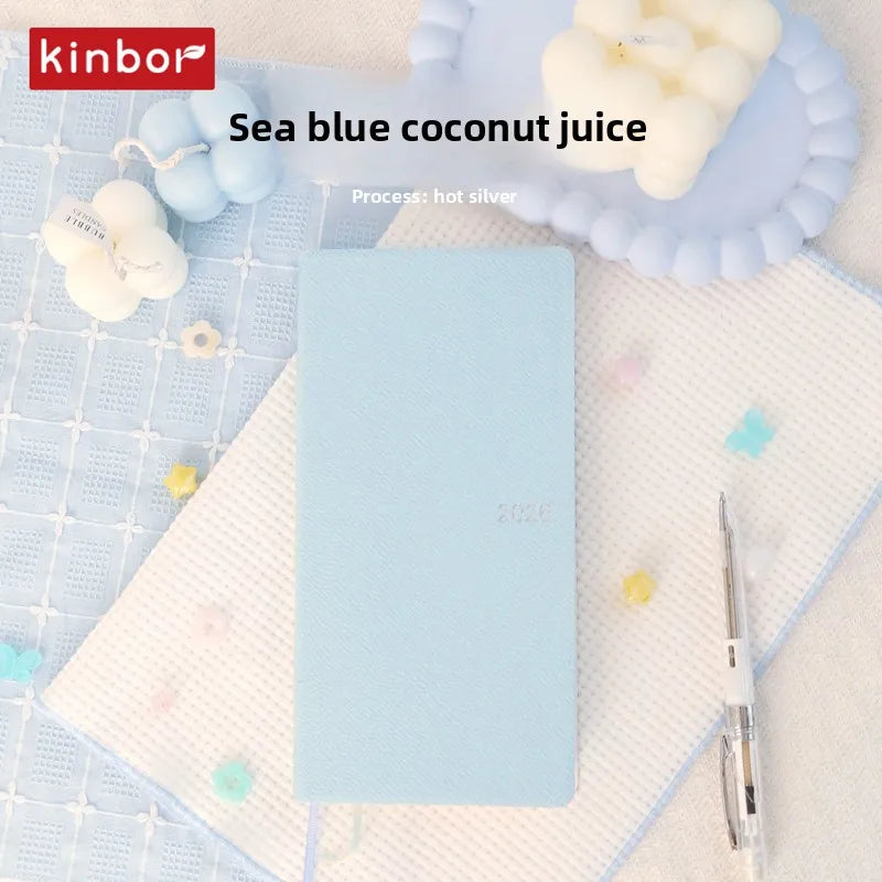 Kinbor 2026 Pocket Weekly Planner – Pocket Size Schedule Notebook Week Plan Notepad for Daily Writing