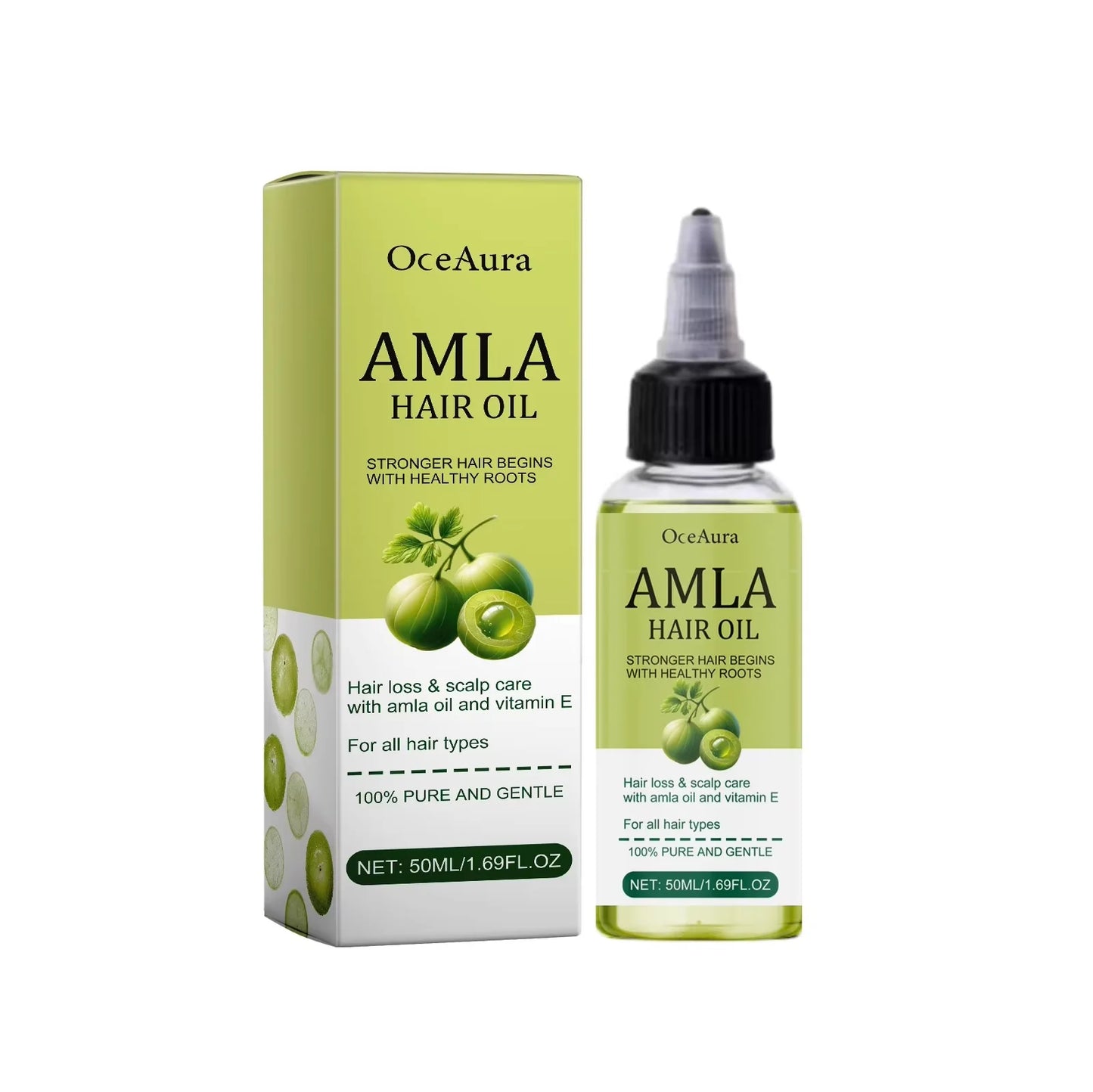 Original Amla Oil Hair Treatment – Deep Moisturizing & Repair Mask for Damaged, Dry, Frizzy Hair & Split Ends
