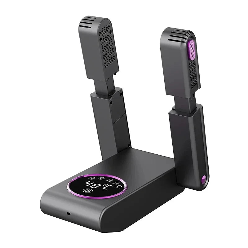 مجفف أحذية كهربائي ٢٢٠ فولت - على الطريقة الكورية، مزيل للروائح ومعقم للأحذية للاستخدام المنزلي