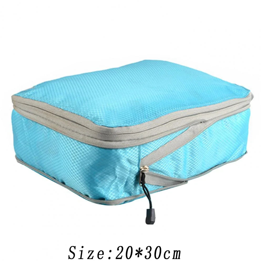 Compression Packing Cubes for Travel | Ultralight Expandable Luggage Organizers & Packing Bags
