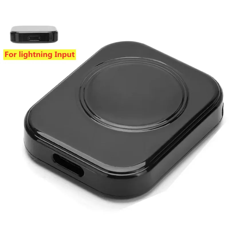 Portable Magnetic Wireless Fast Charger for iWatch Series 1-9 & SE | Type-C