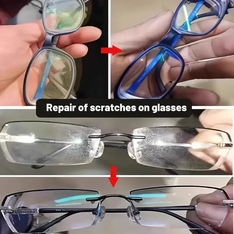 Glass Scratch Repair Paste for Windshields, Bathroom Glass Doors & Windows Polishing Restoration Paste