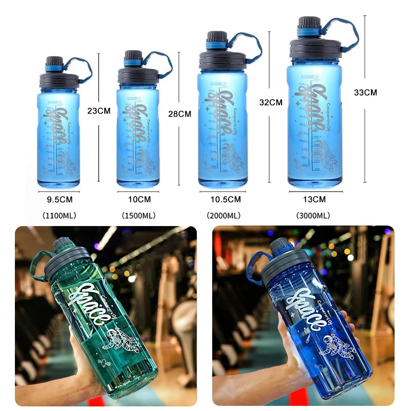 1.1L / 2L / 3L Sports Water Bottle with Filter