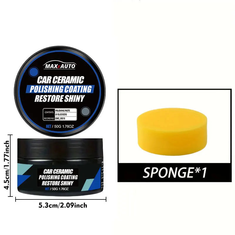 Car Ceramic Nano Wax Coating Auto Nano Crystal Hydrophobic Layer Anti-Scratch Polishing Repair Wax