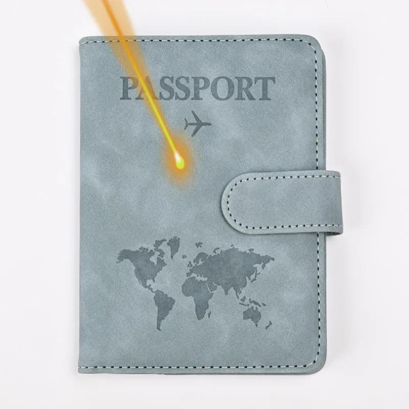 Custom Engraved Passport Cover – Monogrammed Travel Wallet Gift