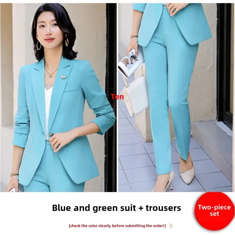 Elegantes Damen-Business-Jacket – Elegante formelle Arbeitsuniform für Frühling und Herbst