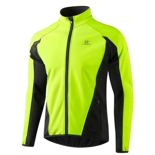 Men’s Winter Thermal Cycling Jacket – Windproof Waterproof Softshell MTB Bike Jersey LM8605