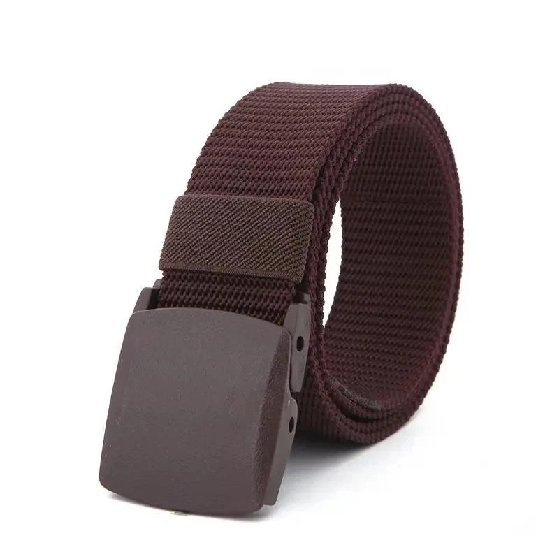 Men’s Adjustable Tactical Belt – Unisex Outdoor Travel Waist Belt 120cm