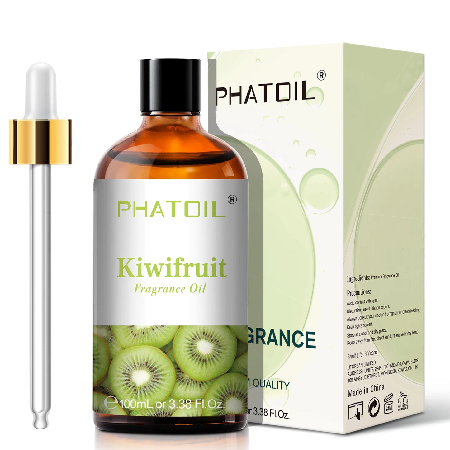 PHATOIL 100ml Sweet Fruity Fragrance Oil – Coconut, Vanilla, Strawberry & More for Diffusers & Candles