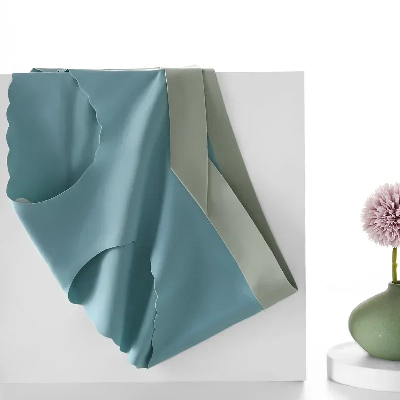 Summer Thin Ice Silk Seamless Maternity Low Waist Panties Cool Belly Underwear for Pregnant Women