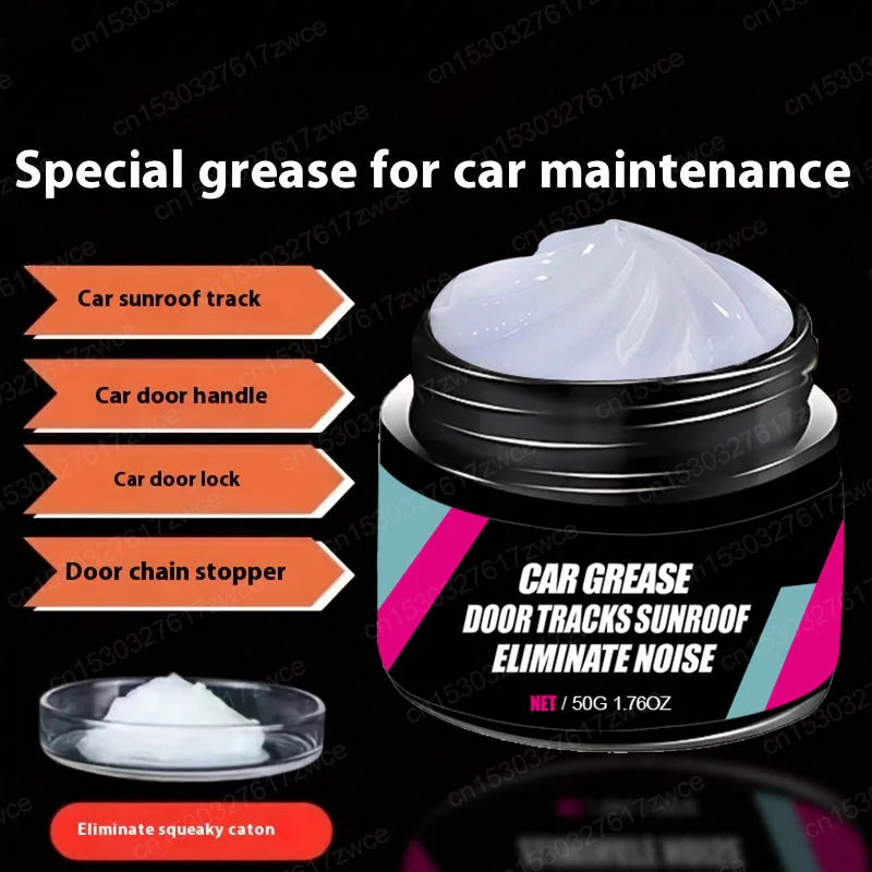Car Sunroof Track Lubricating Grease Door Noise Anti-Rust Oil Grease for Gears Bearings & Plastic Gear Lubrication Kit