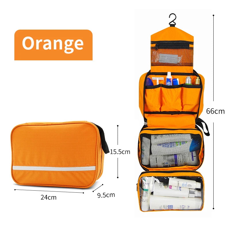 Hanging Toiletry Bag Travel Storage for Men & Women | Large Waterproof Cosmetic Shower Bag Travel Set
