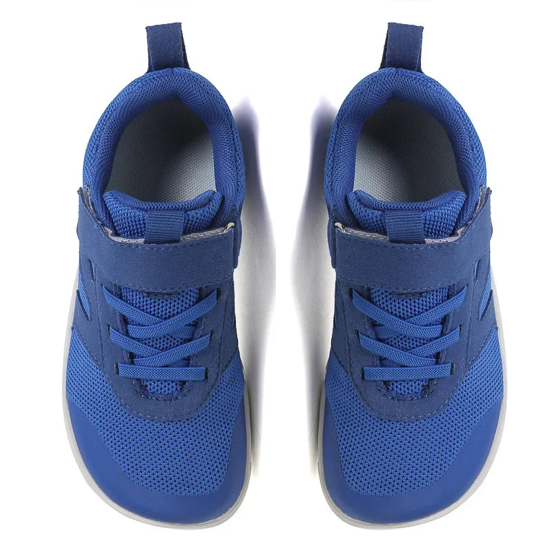 Kids Wide Width Barefoot Shoes | Minimalist Elastic Sneakers with Zero Drop Sole for Boys & Girls