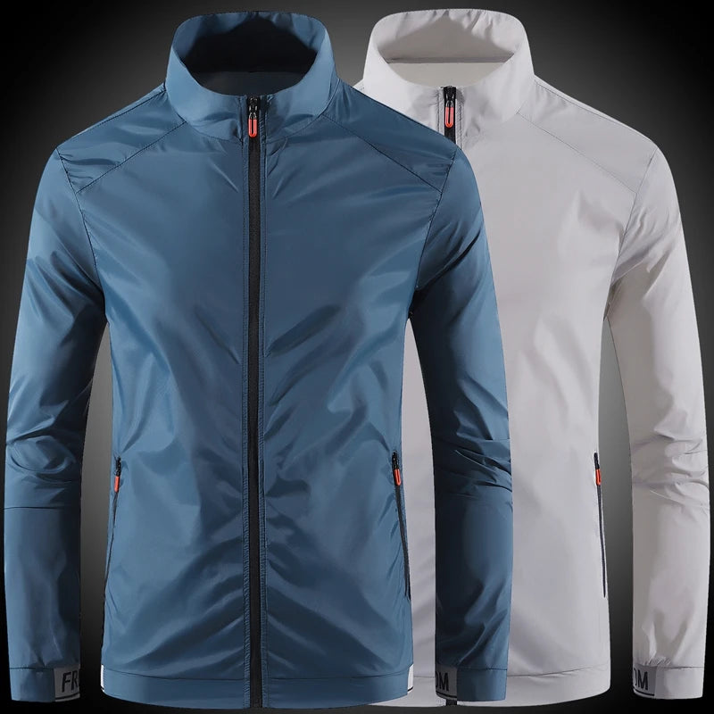 Men’s Ultra-Thin Ice Silk Sun Protection Jacket – Breathable UV-Resistant Summer Coat