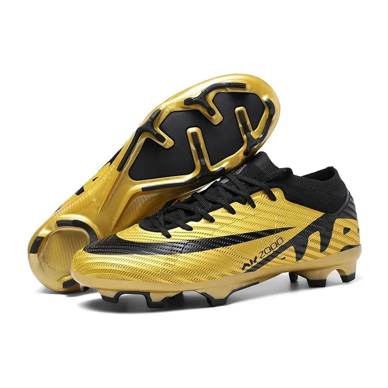 New Men’s Football Sneakers & Boots – Mid-Top Soccer Shoes, High-Quality Non-Slip FG/TF Futsal Indoor Cleats