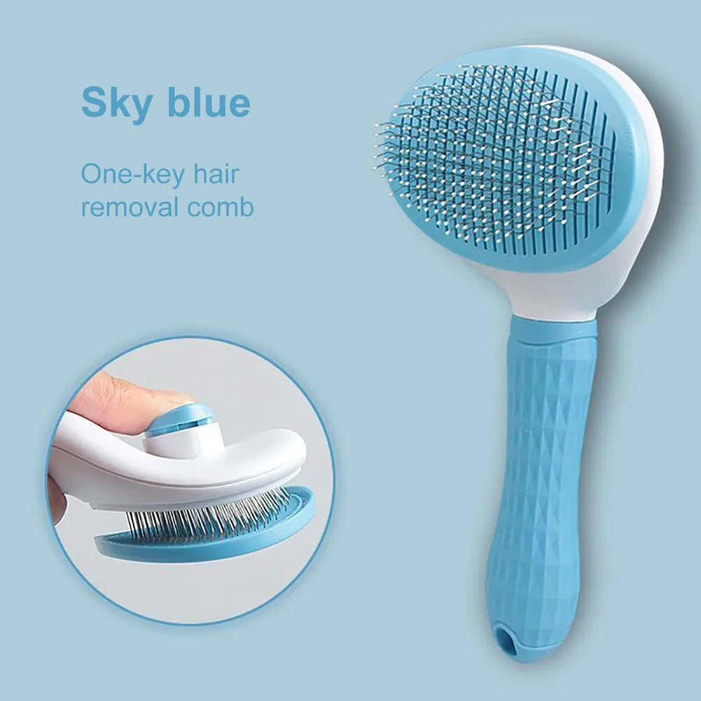 Dog Hair Remover Brush – Grooming & Care Comb for Cats and Dogs, Long Hair Shedding Brush for Pets
